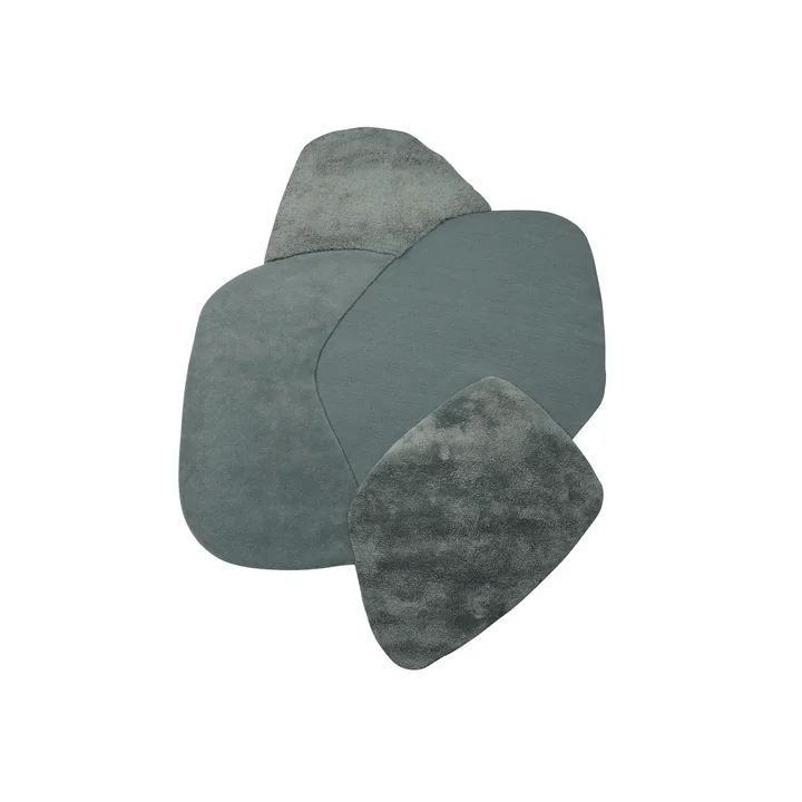 AYTM - Mola -tapijt, 140 x 195 cm, dusty blue