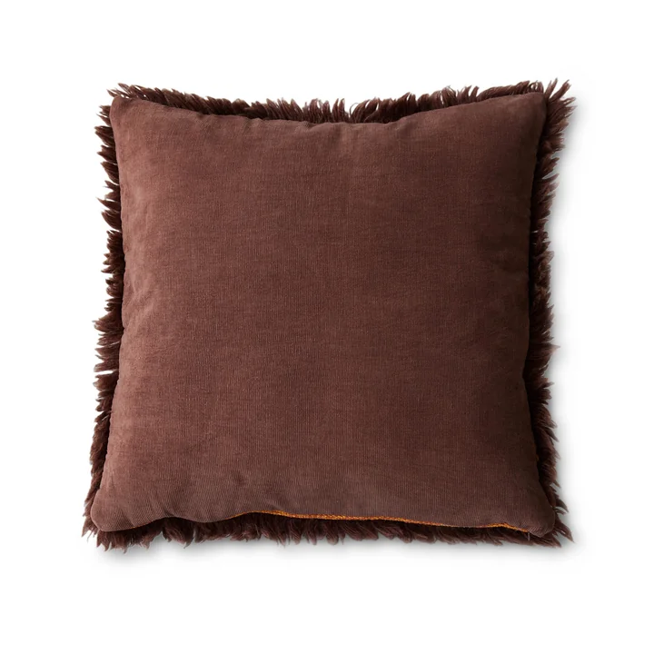 HKliving - Kussen „ Fluffy ”, 55 x 55 cm, Horizon