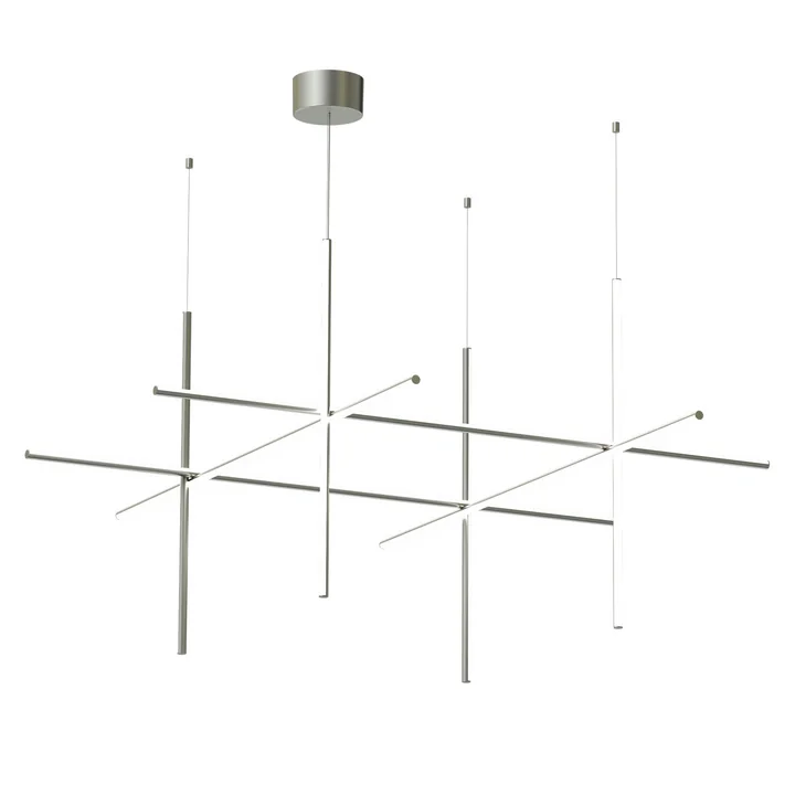 Flos - Coordinates S4 LED-hanglamp, argent moon