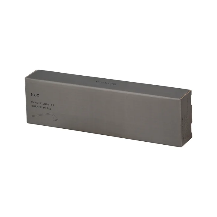 Blomus - Nox Kaarsendover, verbrand metaal, verpakking