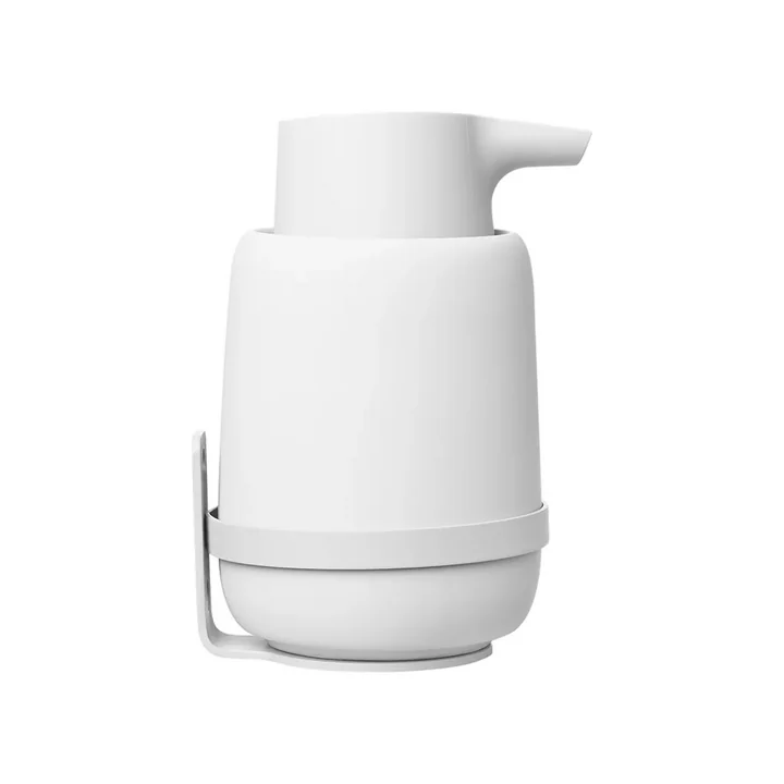 Blomus - Sono Wandhouder, wit met zeepdispenser
