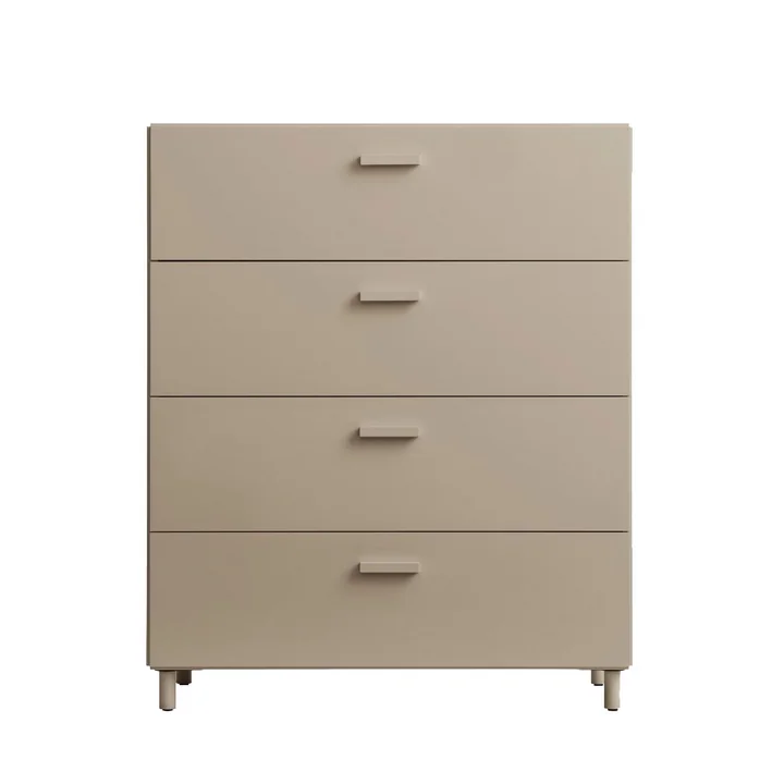 String - Relief Brede ladekast, beige