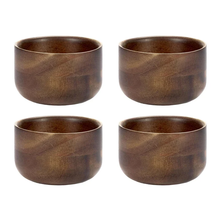 Serax - Collage -beker, 150 ml, acaciahout (set van 4)