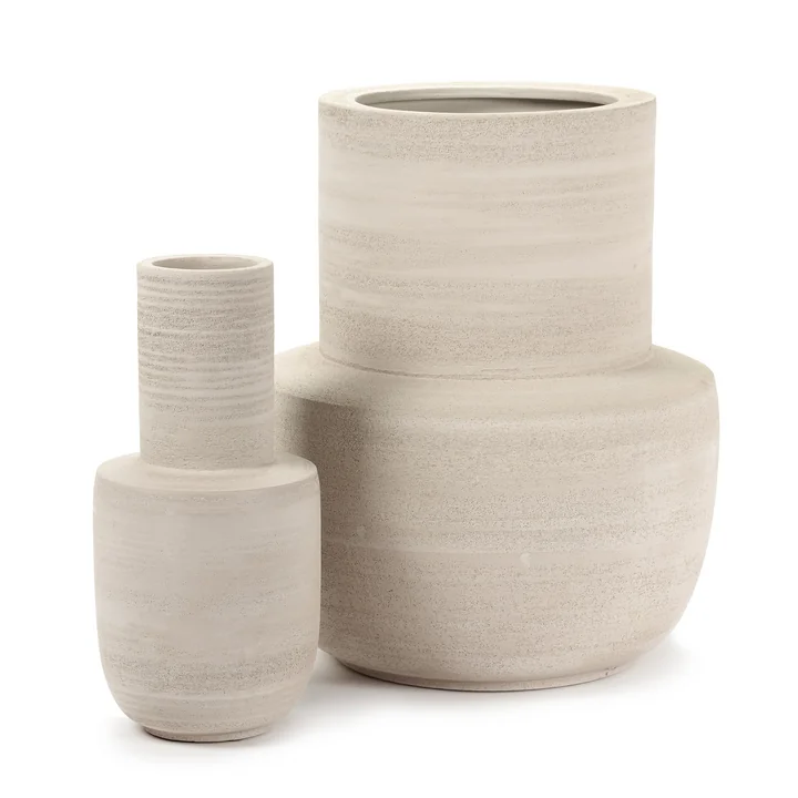 Serax - Vaas „ Volumes ”, groot, beige