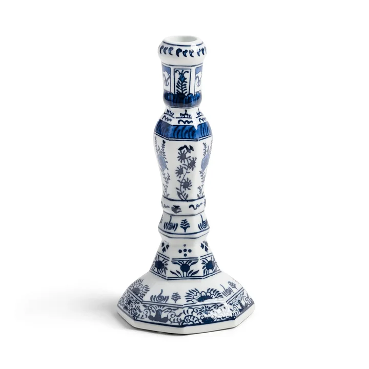 & klevering - Delftware kaarsenhouder