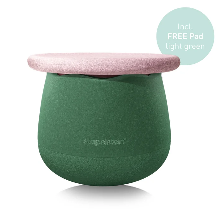 Stapelstein® - Dynamic small, waterlelie (incl. GRATIS kussentje lichtgroen)