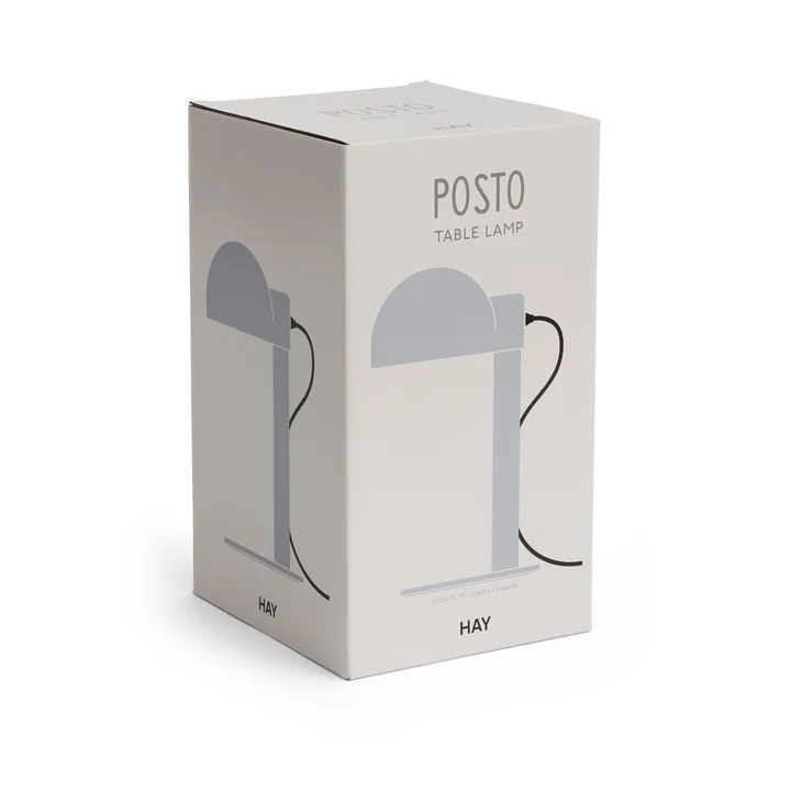 HAY - Posto -tafellamp, zilvergrijs