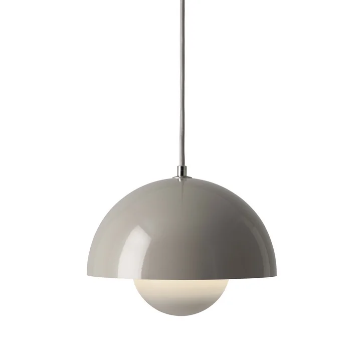 FlowerPot VP1 De hanglamp van & Tradition grijs-beige
