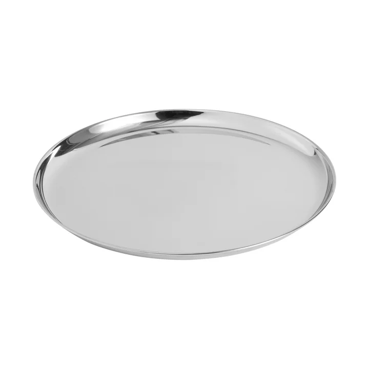 HAY - Essential Steel ronde serveerschaal, medium, roestvrij staal