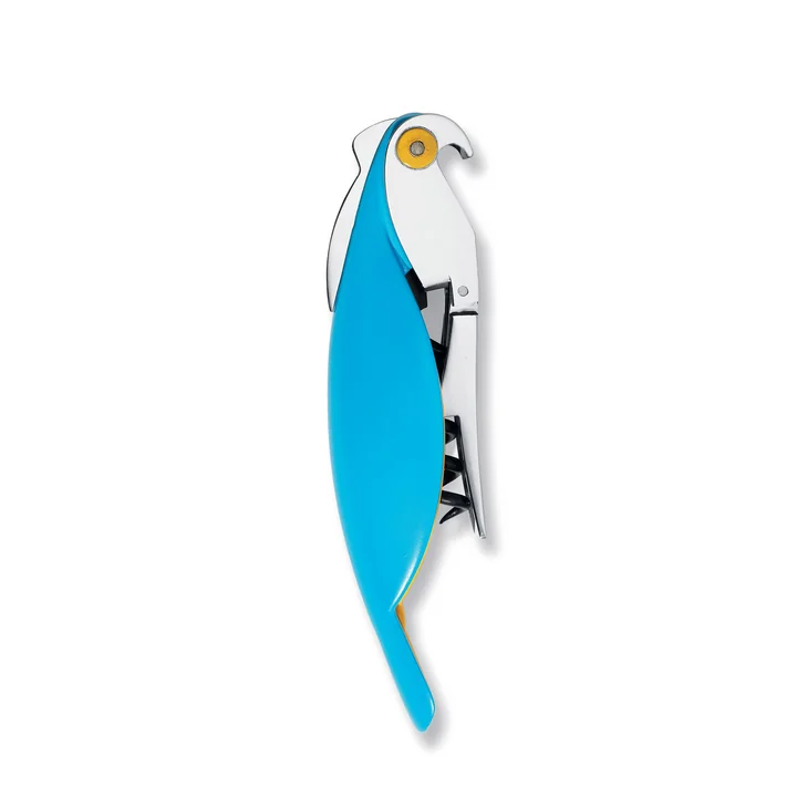 Alessi - kurkentrekker Parrot , blauw
