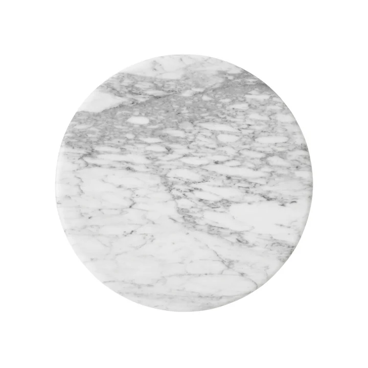 & Tradition - Wire VP11 tafelblad, Ø 38 cm, wit marmer (Bianco Carrara)