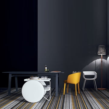 Casamania - Wagen Mobiele Tafel, wit