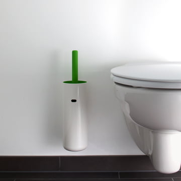 Authentiek - Maantoiletborstel voor wandmontage, groen