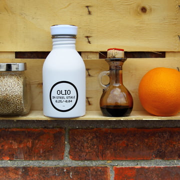 24 Flessen - Olio in staalstijl