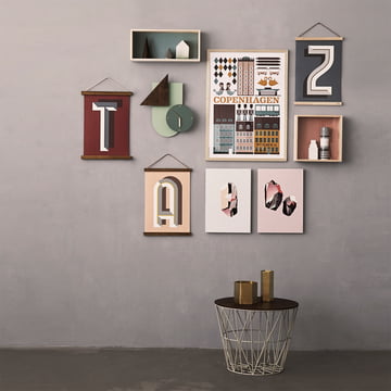 Wanddecoratie en bijzettafel door ferm Living