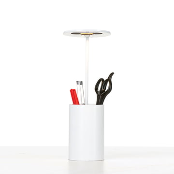 Formulieragenda - E.T. Tafellamp - wit, met pennen