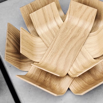 BeDesign - Lelie kom klein, eiken gelakt