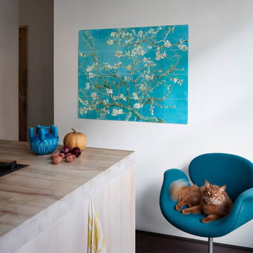 Amandelbloesem (Vincent van Gogh) van IXXI