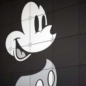Mickey Mouse van IXXI in zwart-wit