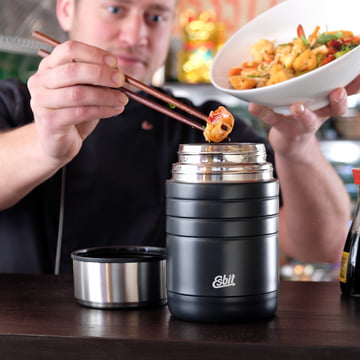 De Esbit - Majoris Food Thermal Container, 0,8 l, zwart.