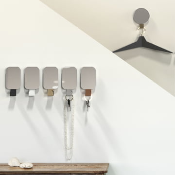 Spiegel met haken in rechthoekig en rond van Frost