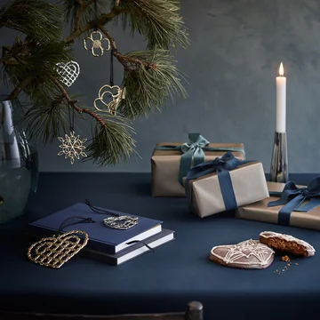 Flechtherz von Rosendahl op de kersttafel