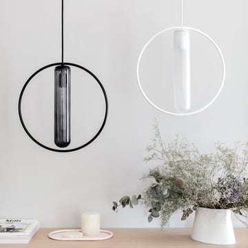 Astree hanger Ø 36 cm van Hartô in zwart en wit gecombineerd