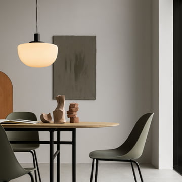 Bank hanglamp en Harbour Dining Side Chair by Audo