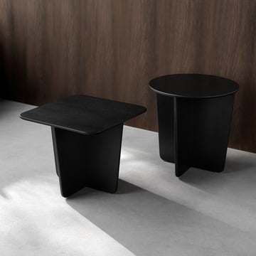 Tableau bijzettafel van Fredericia met rond en vierkant tafelblad