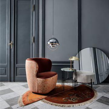 Multi-Lite pendelarmatuur S van Gubi in chroom