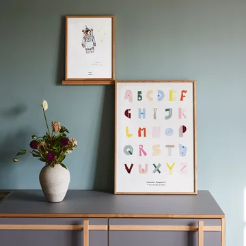 Ruimtevaartreiziger 30 x 40 cm van Paper Collective