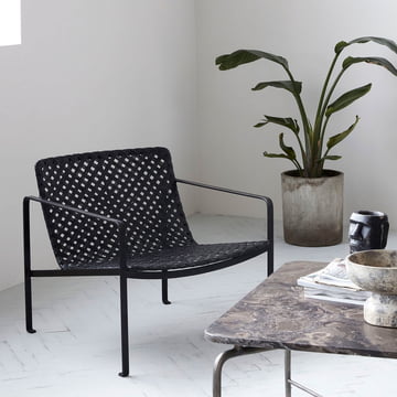 Habra Rattan Lounge Chair door House Doctor in het zwart