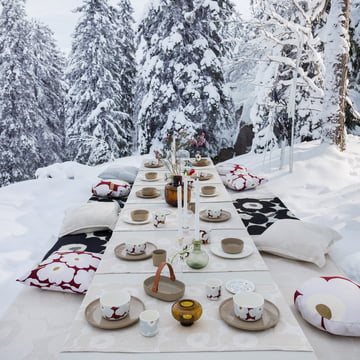 De wintercollectie 2020 van Marimekko in een wit winterwonderland