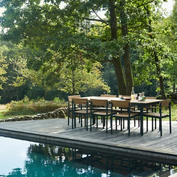 Pelago tafel en stoelen van Skagerak