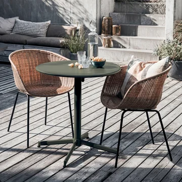 Helo Bistro tafel Outdoor van House Doctor in kleur groen