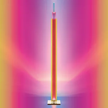 Uptown LED-vloerlamp van Foscarini in geel / rood / blauw