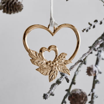 Karen Blixens Kersthanger van Rosendahl in het ontwerp dubbel hart