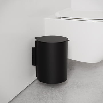 Badkamer afvalbak, zwart van Nichba Design