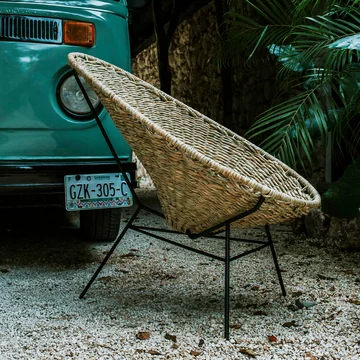 Acapulco Design - Acapulco Palma Stoel, palma / zwart