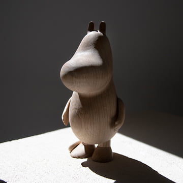 Moomintroll houten figuur, natuurlijk eiken van boyhood