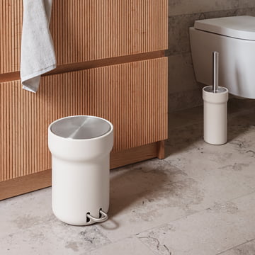 Citadel pedaalemmer, 5 l, toiletborstel, zand door Eva Solo