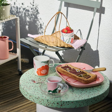Marimekko - Oiva Puutarhakutsut mok met handvat, veelkleurig