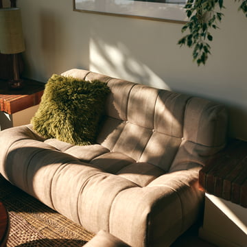 HKliving Lazy Lounge - Sofa, 2-zits, lodge