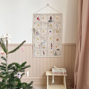 Kerstkalender, beige van Cam Cam Copenhagen