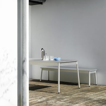 Ex tuintafel, 200 x 89 cm, aluminium van Normann Copenhagen