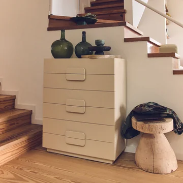 HKliving Spacious - Ladekast, B 80 x H 98 cm, crème