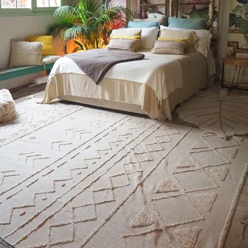 Lorena Canals - Tribu vloerkleed, 200 cm x 300 cm, naturel
