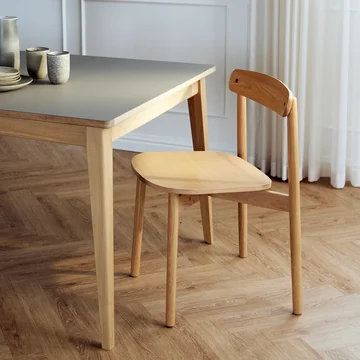 Andersen Furniture - Unite stoel, wit gepigmenteerd eiken