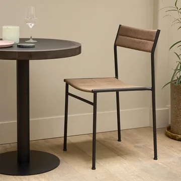 Northern - Vev stoel, zwart / bruin