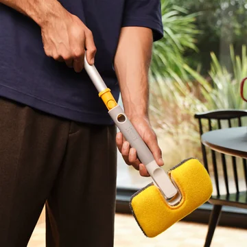 Joseph Joseph - CleanTech 2-in-1 microvezel handwisser, licht steen